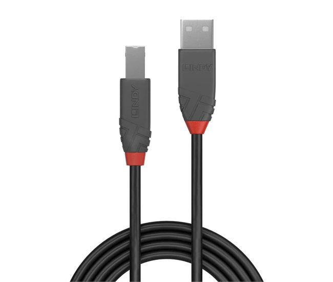 Cable USB A a USB B 36676 Negro