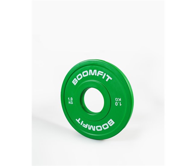 Disco Fraccionado 1kg - BOOMFIT Verde
