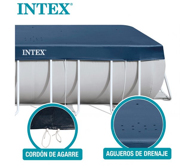 Cobertor INTEX piscina rectangular Prism Frame Azul