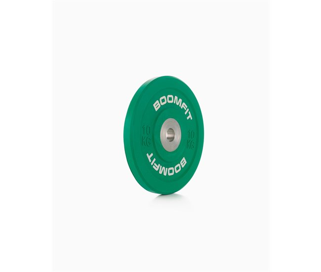 Disco de Competición 10Kg - BOOMFIT Verde