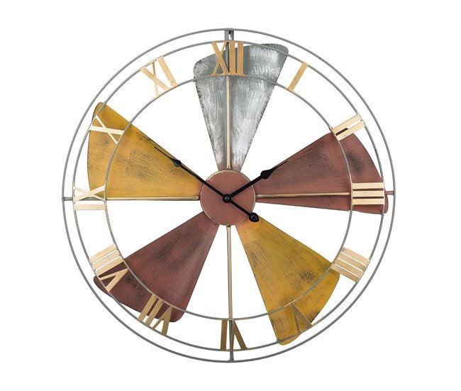 Beliani Reloj de pared WIKON Multicolor