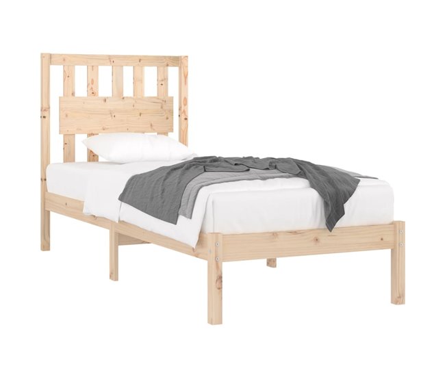 Estructura de cama 90x190 Marron Claro