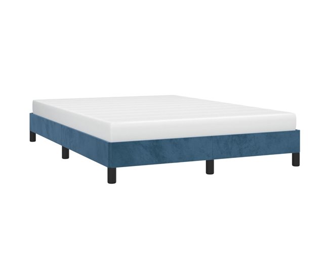 Estructura de cama 140x190 Azul