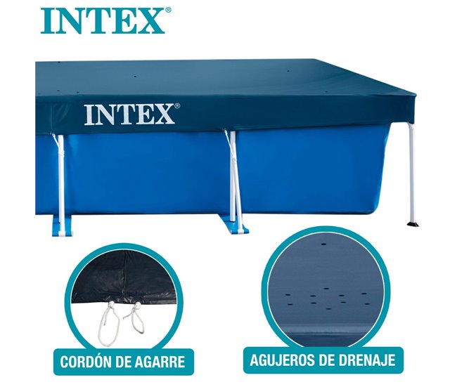 Cobertor INTEX piscina rectangular Azul