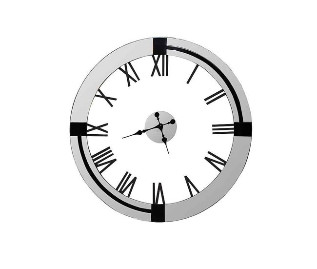 Reloj Sin Fondo Cristal Serie Kairos Plata