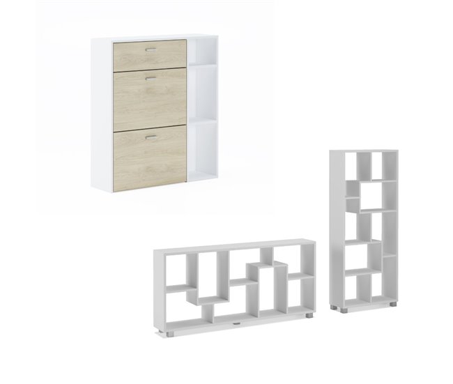 Pack de Muebles de Dormitorio - Modelo WIND - Zapatero