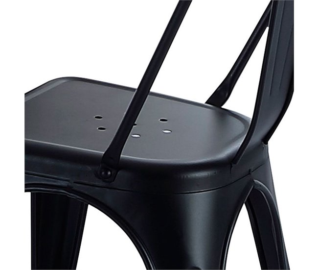 Pack 4 sillas de comedor Tolix Negro
