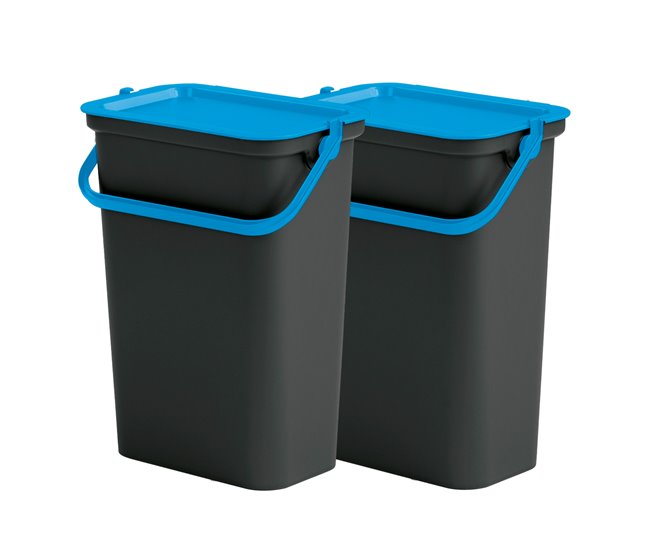 Papeleras de reciclaje Azul