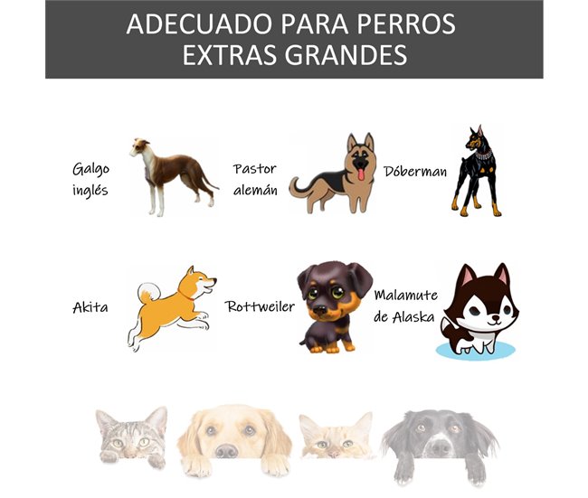 Jaula de metal para perros con ruedas bandeja PawHut 109x76x87cm