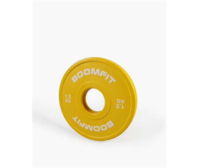 Disco Fraccionado 1,5kg - BOOMFIT Amarillo