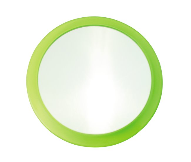 Espejo de aumento con ventosa 15x15 Verde
