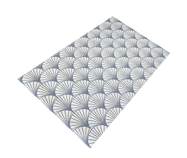 Acomoda Textil – Alfombra Vinílica Hidráulica para Hogar. 120x180 Azul Claro