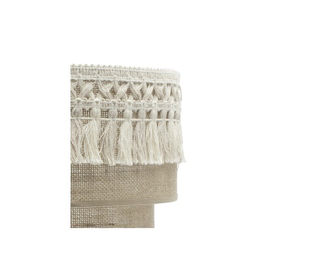 Aplique De Pared Textil Serie Ekaterina Beige