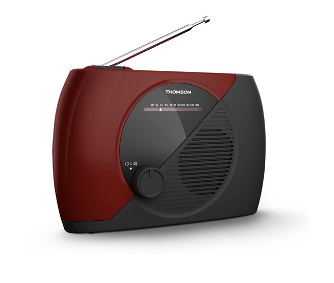 Radio portátil analógica FM Thomson RT353 Negro/ Gris