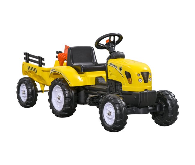 Tractor Infantil HOMCOM 341-017V00YL Amarillo