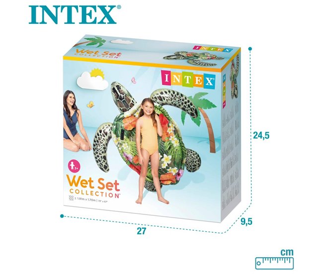 Tortuga hinchable fotorrealista INTEX Multicolor