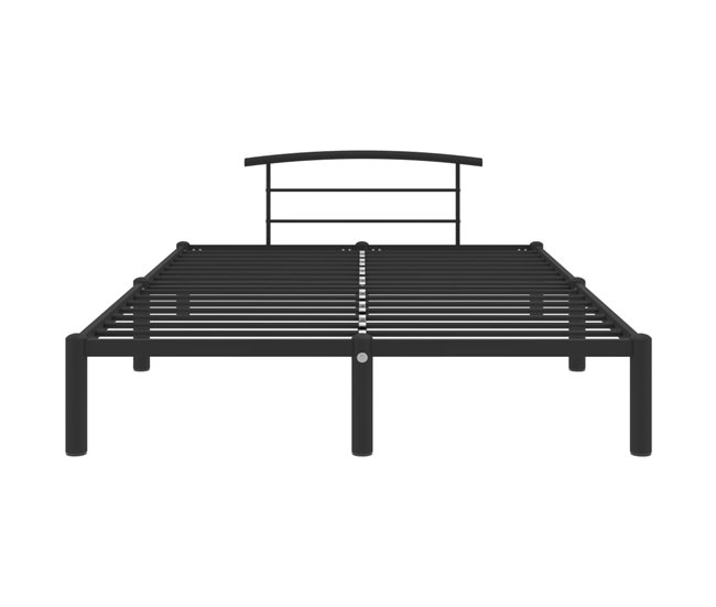 Estructura de cama 140x200 Negro