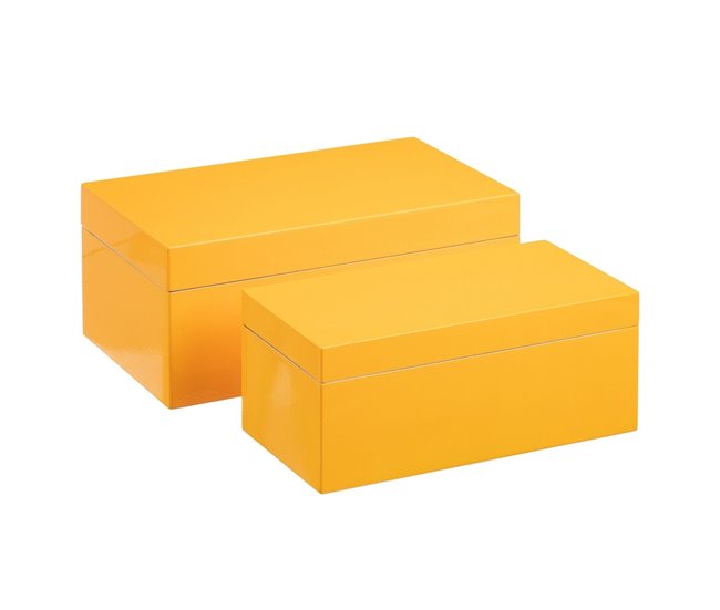 Caja Decorativa Amarillo