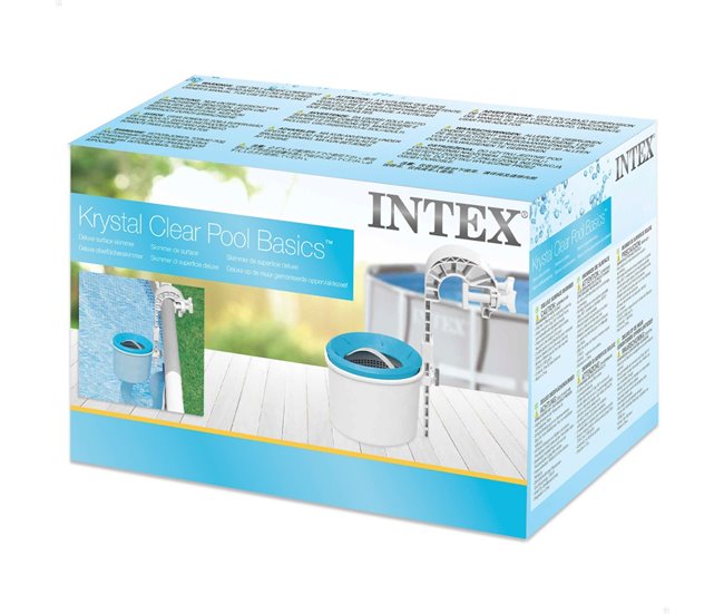 Skimmer deluxe INTEX filtro 3.028 l/h easy set-metal frame Gris