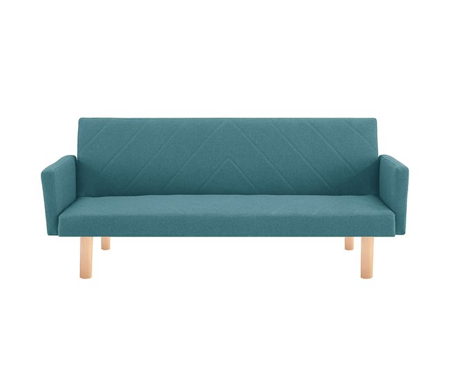 Sofa Cama Cosmos Azul/ Verde