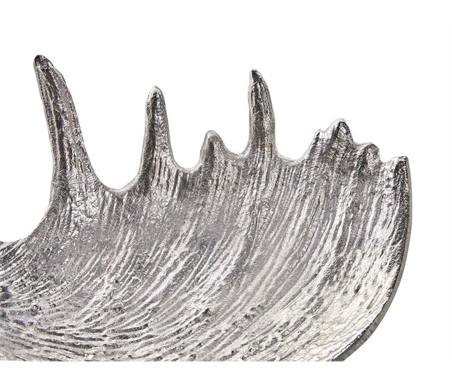 Beliani Plato decorativo CARTHAGE Silver