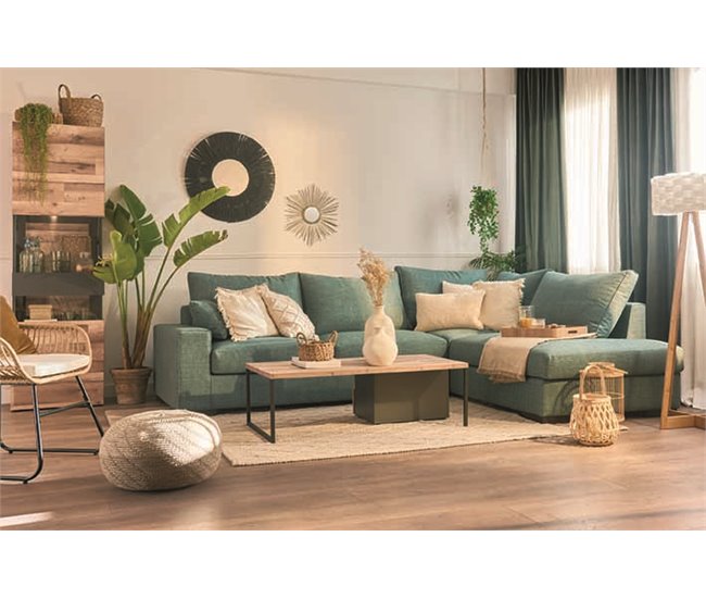 Sofa de 3 plazas rinconera HORUS  Verde