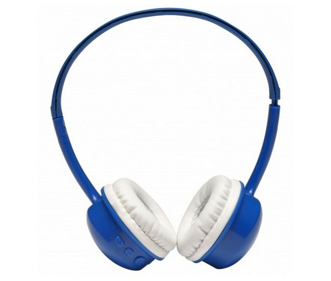 Auriculares de Diadema Plegables con Bluetooth BTH-150 Azul