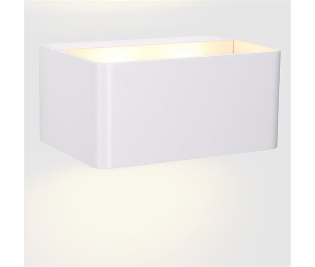LEDS·C4 Aplique ip65 wilson rectangular led 18w Blanco
