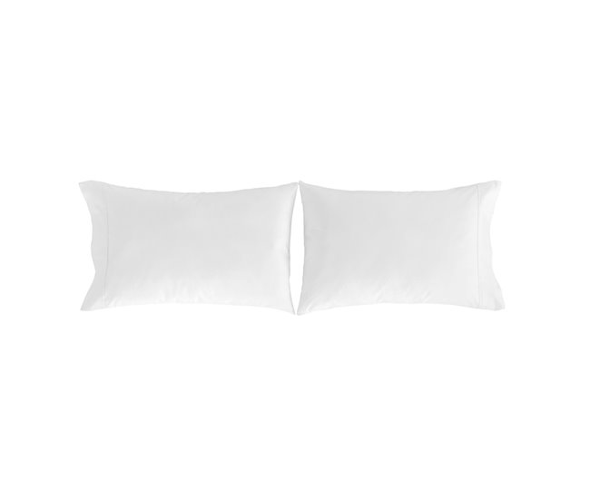 2 fundas de almohada PURE Blanco