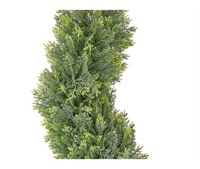 Beliani Planta artificial SPIRAL TREE Verde