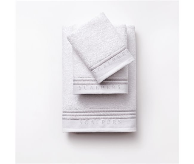 Set 3 toallas de baño 365 Scalpers Home Blanco
