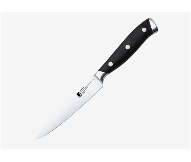 Cuchillo verdulero marca MASTERPRO 13cm Negro/ Inox
