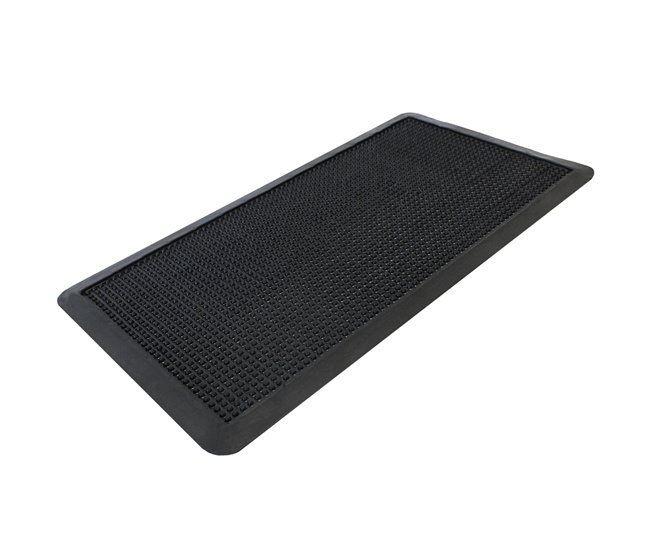 Acomoda Textil – Felpudo de Goma Antideslizante de Entrada. Pinchos 70x120 Negro