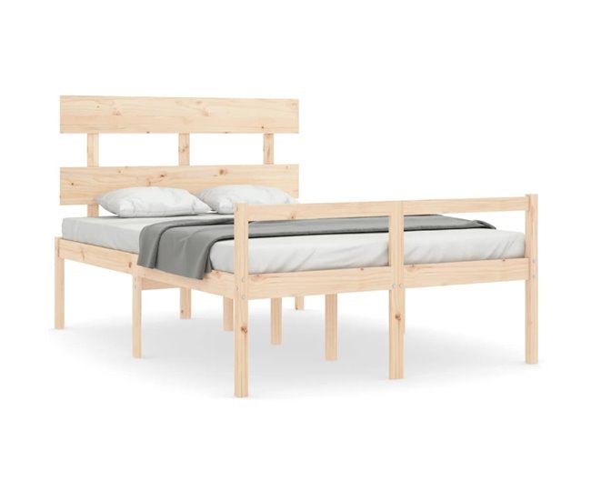 Estructura de cama 140x190 Natural
