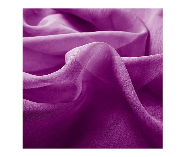 Acomoda Textil – Cortina Translucida para Ventanas. Fucsia