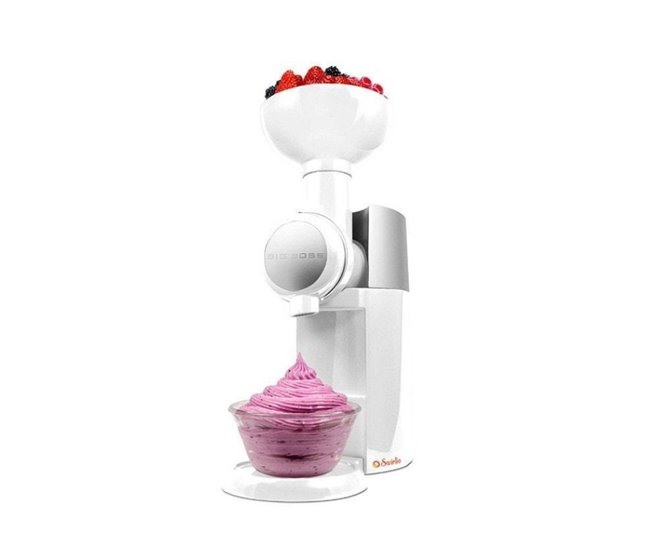 Máquina de helados de frutas congeladas Swirlio Blanco
