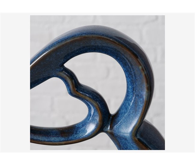 Figura decorativa STROMA marca Boltze Azul