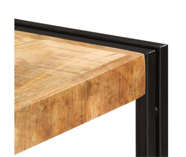 Mueble TV madera maciza de mango estante estilo industrial 2502078 Marron