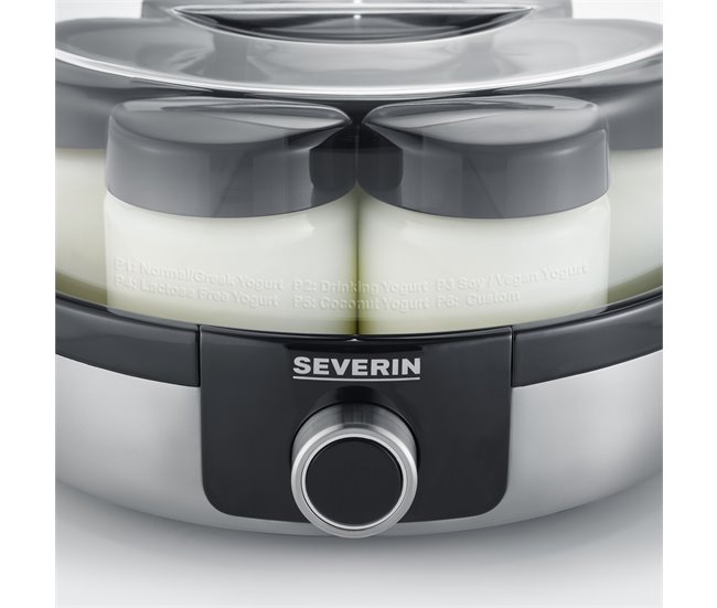 Yogurtera digital con programas automáticos Severin JG 3521 Gris