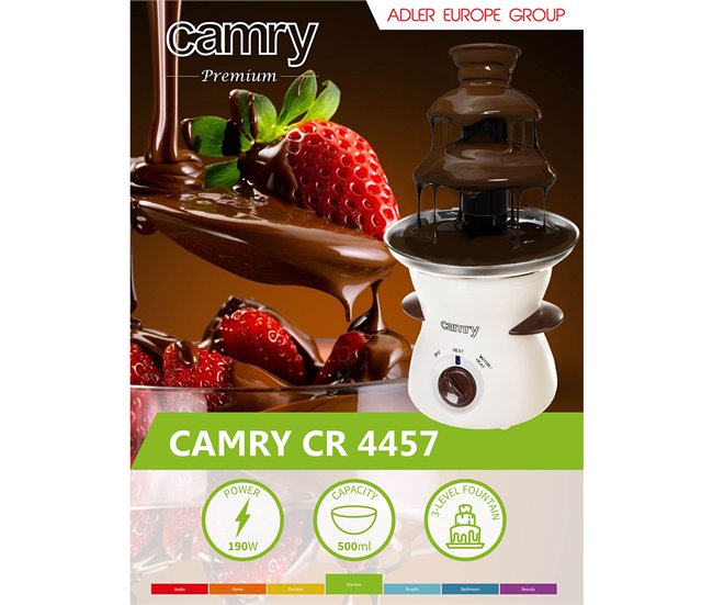 Fuente de chocolate Camry CR 4457 Blanco