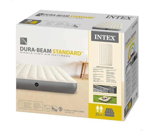 Colchón hinchable INTEX Crema