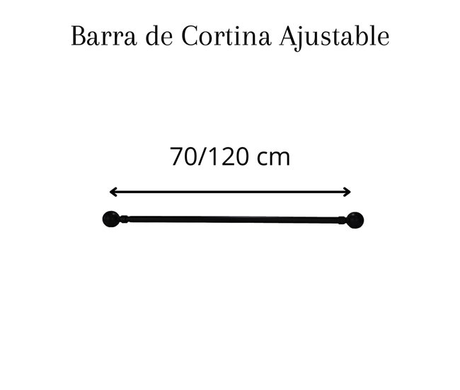 Acomoda Textil - Barra de Cortina Extensible 