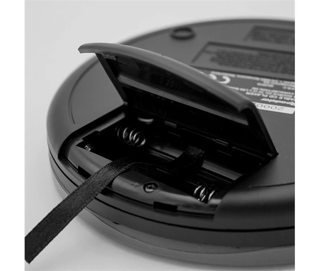 Reproductor de CD portátil  Roadstar PCD-435NCD/BK Negro