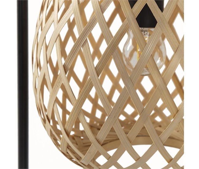 Lámpara de mesita Reiko de Bambú Amarillo
