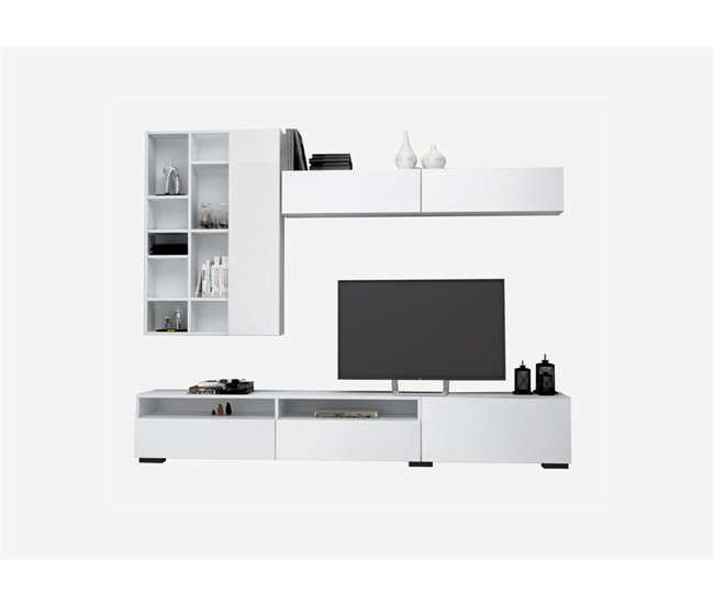 Compacto TV white color blanco 270 cm Blanco
