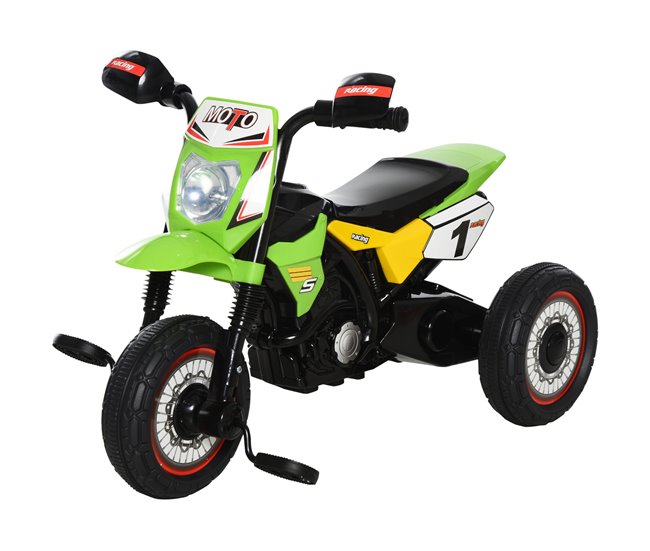 Triciclo para Bebé HOMCOM 370-095RD Verde