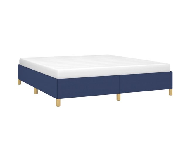 Estructura de cama box spring tela color crema 160x200 cm - Conforama