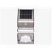 Aplique solar led con sensor marca GRUNDING 17cm Gris