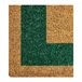 Acomoda Textil - Felpudo de Coco Natural Ecológico con Cenefa. 80x140 Verde