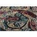 Alfombra de lana POLONIA Mozaika oriental 170x235 Azul/ Negro